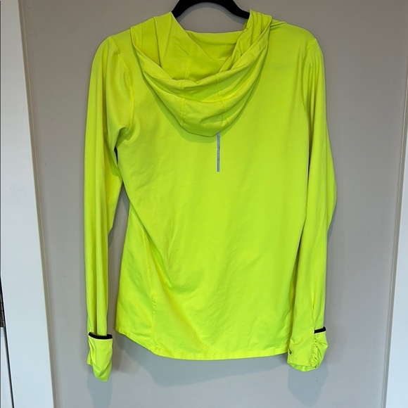 Nike Women's Neon Yellow Running Hoodie - Medium - Picture 7 of 7